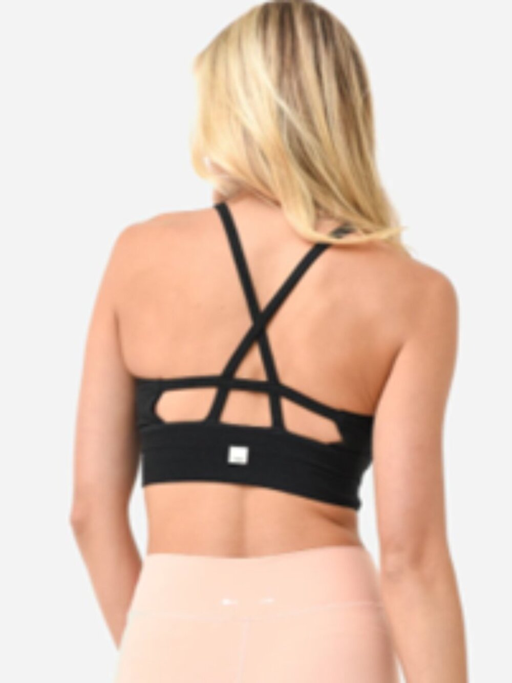 2  FOR ONE:  Vuori Black + Grey Evolution Sports Bra - S - Picture 3 of 8
